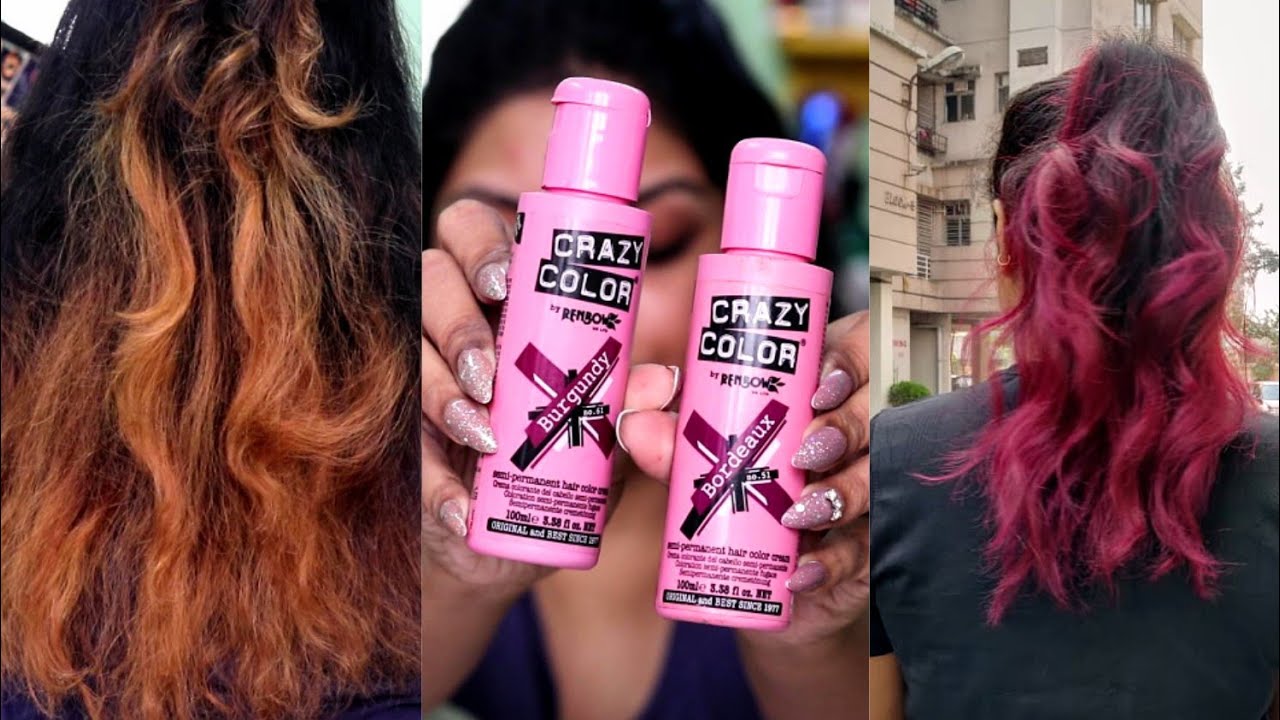 Hair color at Home with Crazy Color