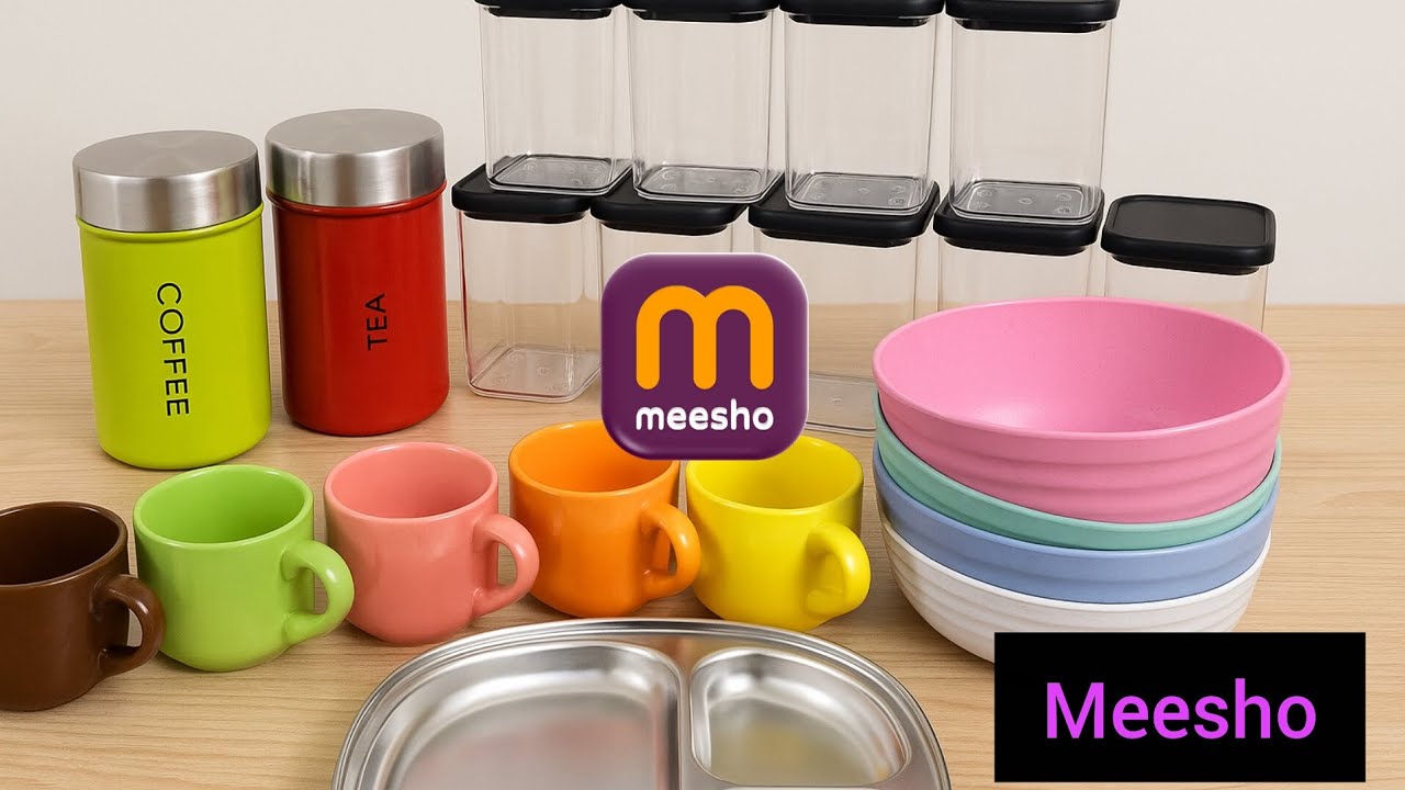 🛍️𝗠𝗘𝗘𝗦𝗛𝗢 𝗞𝗜𝗧𝗖𝗛𝗘𝗡 𝗛𝗔𝗨𝗟🛒 💥 | 500 രൂപക്കുള്ളിൽ അടിപൊളി ഐറ്റങ്ങൾ!