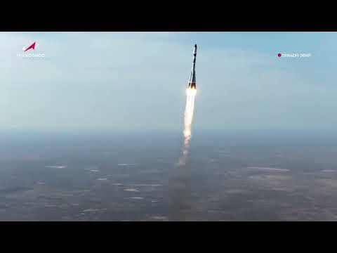 Soyuz 2.1a Rocket Launches Progress MS-33