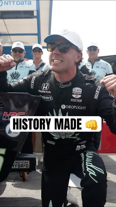 ROOKIE POLE ‼️ #indycar #racing #roadamerica #louisfoster