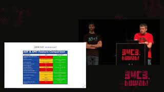 34C3 -  Intel ME: Myths and reality - traduction française