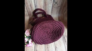 عمل قاعدة واقفه بدون دعم  شنطه كروشيه How to crochet bag -  crochet a bag