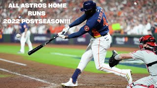All Astros Home Runs in the 2022 Postseason!!!
