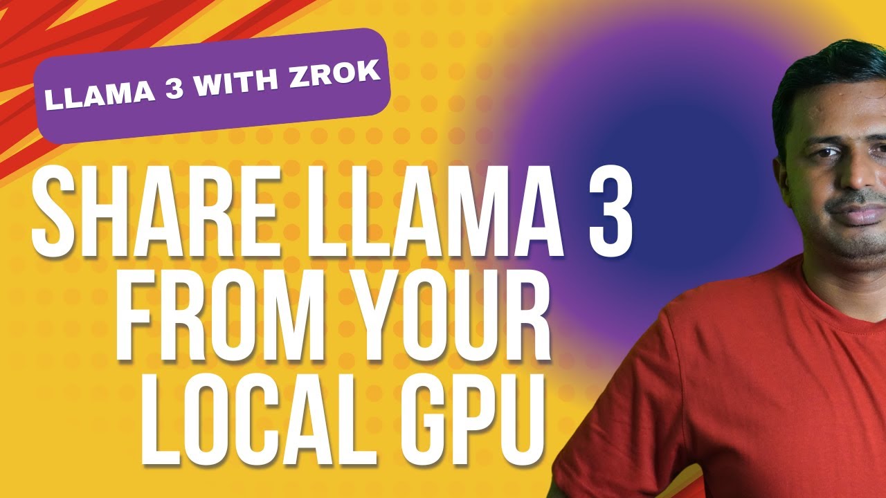 How to Share LLaMA 3 from Your Local GPU to the Internet Using Zrok | Simple & Free Setup