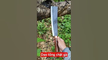 Dao Phúc Sen Tông chặt gà, chặt dừa thép nhíp Lưỡi 30cm Giá 250k SĐT: 034 940 3388 #dao #daochatga