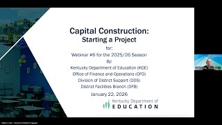 Webinar 6 - Facilities Branch