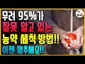 95%가 잘못 알고 있는 채소/과일 세척 방법!! 농약 제거 이것만 있으면 됩니다!!