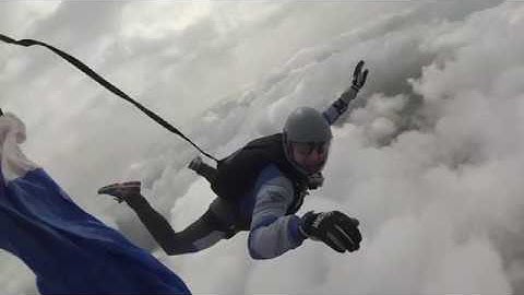When you pull your mates pilot chute at Skydive Algarve