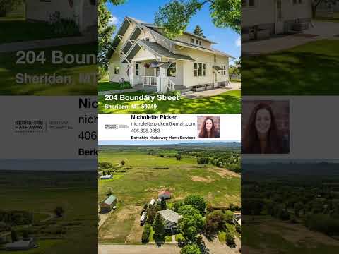 204 Boundary Street, Sheridan, MT home video tour