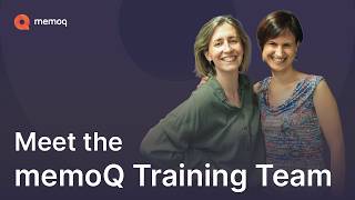 Meet the memoQ Training Team