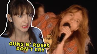 Guns N' Roses - Don't Cry | First Time Reaction