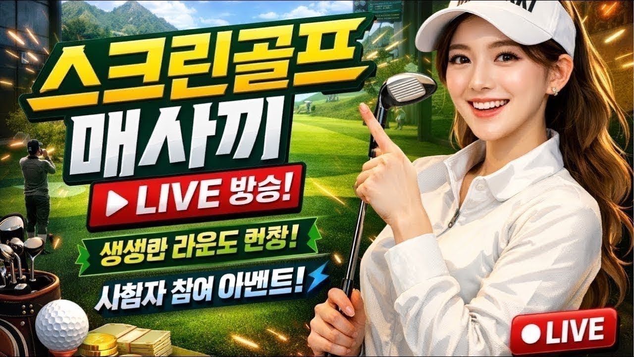 [매사끼] 라이브 방송 2026.3.2 #스크린골프 #골프 #라이브 #Live #Golf #홀인원 #골프존nx #asmrvideo 