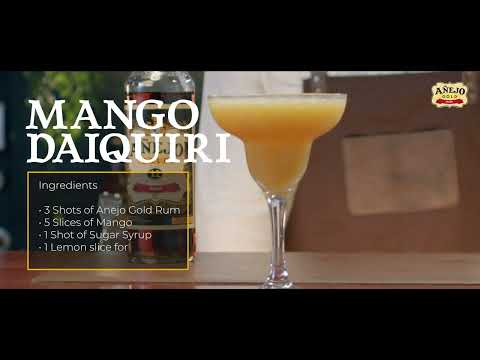 Anejo Gold Rum - Mango Daiquiri Mix