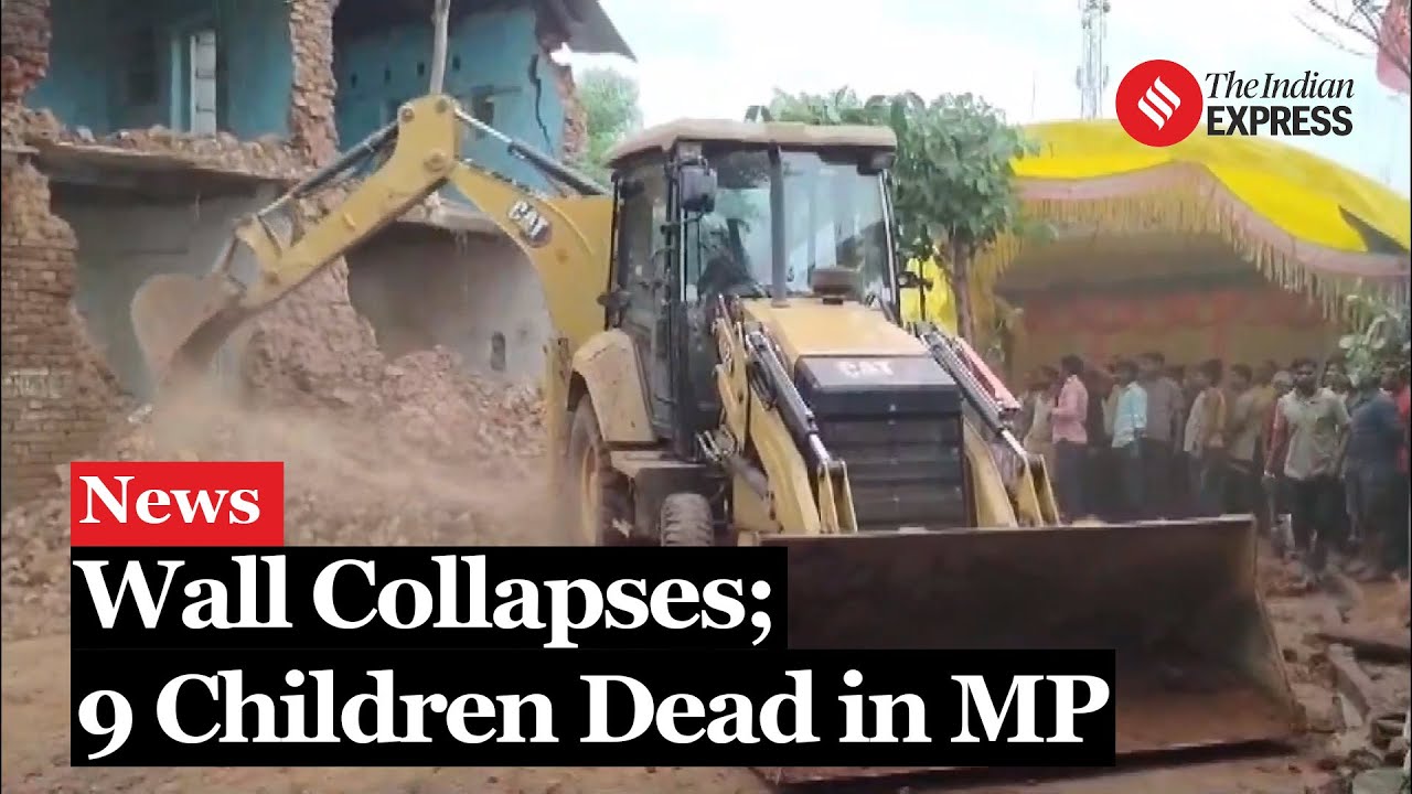 Tragic Wall Collapse At Madhya Pradesh Temple Leaves Nine Children Dead ...
