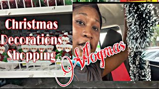 Christmas tree decorations shopping |Vlogmas day 4
