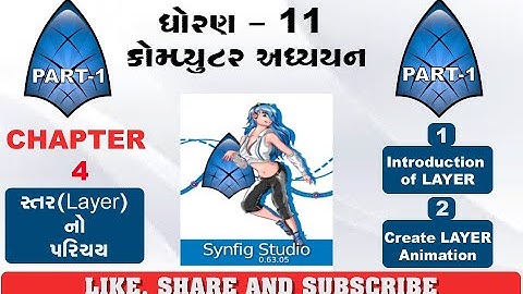 std 11 computer chapter-4 Introduction to Layer Part-1 Gujarati medium