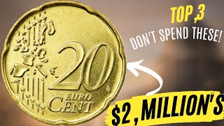 Top 3 Ultra 20 Euro cent Coins Worth A lot of money!Coins worth money!