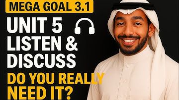 Mega Goal 3.1 Unit 5 Listen & Discuss | Do You Really Need It? | Explanation + Listening Practice