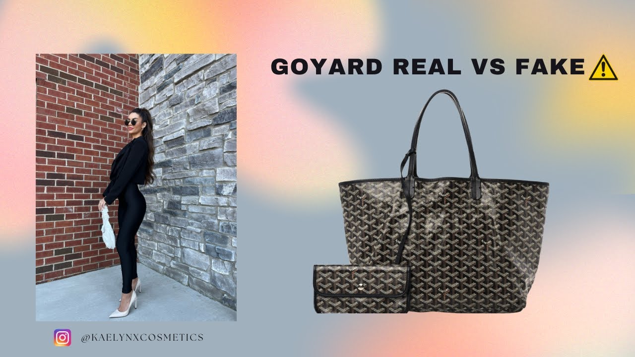 Goyard Real Vs Fake Purse Review - YouTube