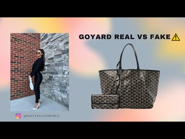 real vs fake goyard bag