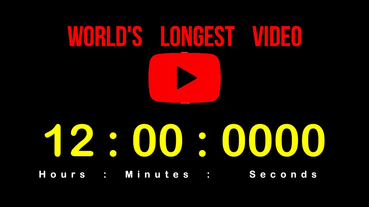 World's Longest Video On YouTube | #11:59:59 ...