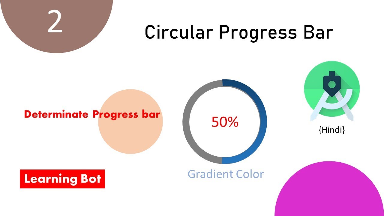 How To Create Circular Progress Bar In Android Studio