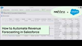 How to Automate Revenue Forecasting in Salesforce with revVana