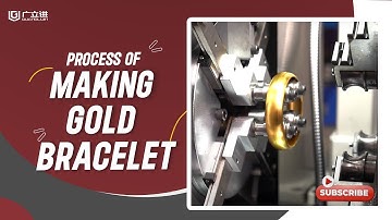 Process of making gold bracelet | cnc gold bangle making machine - Guanglijin