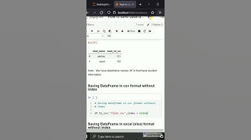 Saving data in csv and excel file format in Python | Codersarts