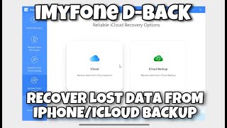 Cara Recover Data Hilang dari iPhone/iCloud Backup/iTunes Backup | iMyFone D-Back‼️ screenshot 5