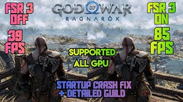 How To Install DLSS FG/MOD FSR 3 IN GOD OF WAR RAGNAROK [ALL GPU]