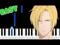 Banana Fish ED 1 - "Prayer X" - King Gnu - EASY Piano Tutorial [animelovemen]