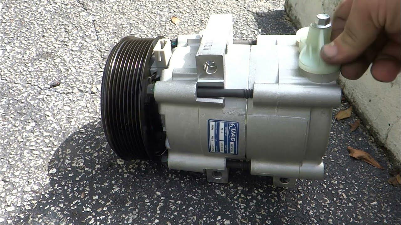 1997 2004 ford f 150 a c compressor replacement youtube