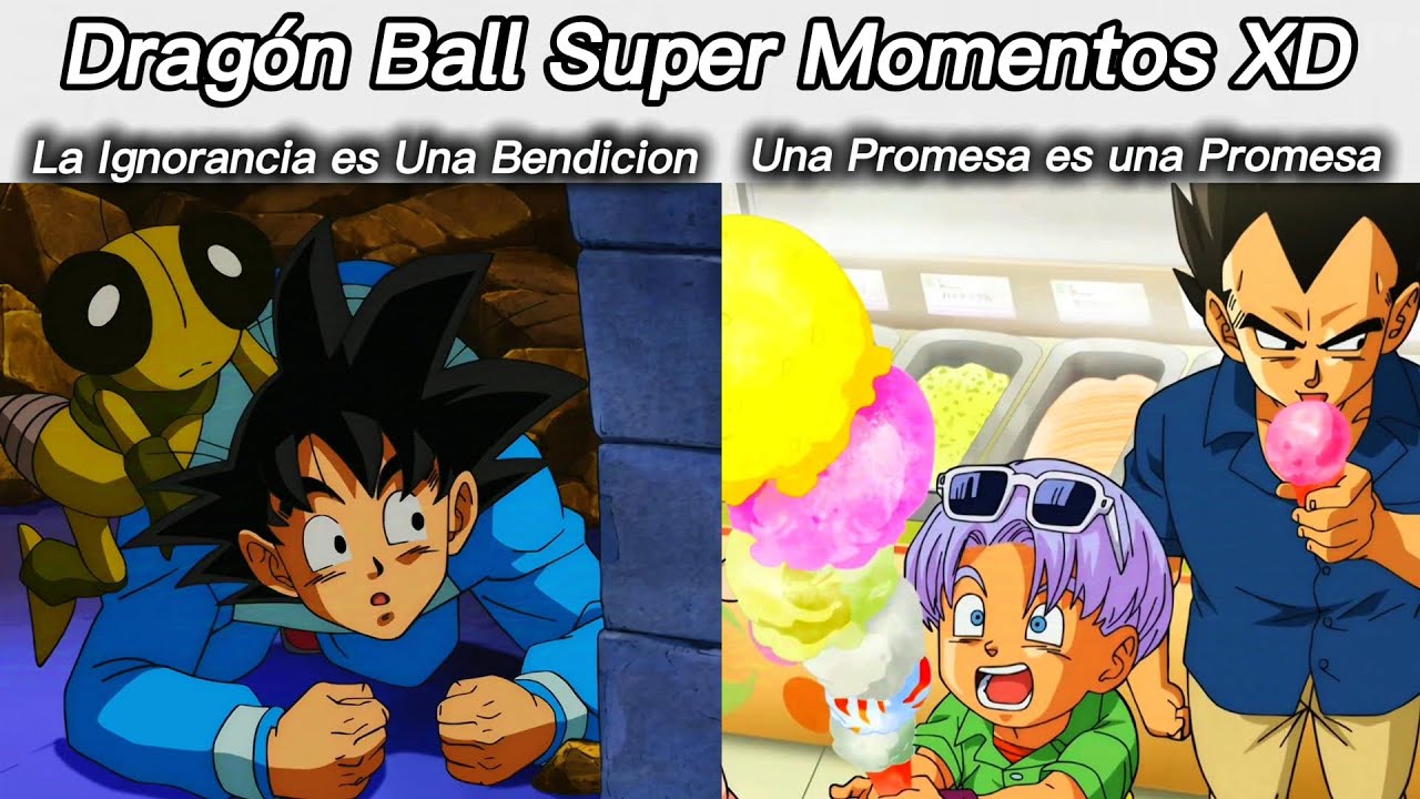 Momentos XD en DRAGON BALLL SUPER #edit Inicio de Saga #goku Inolvidables Momentos Divertidos 😂