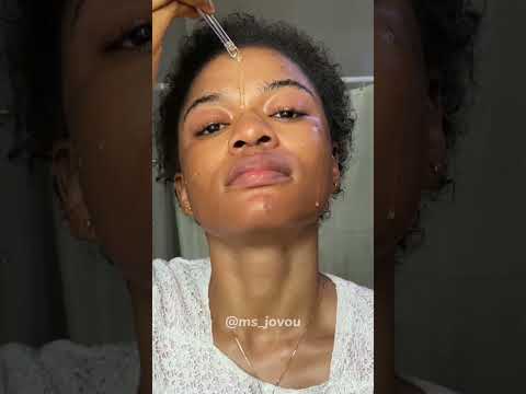 Night-time skincare routine + Vitamin C serum + 1% Retinol Serum | #shortsyoutube #youtubeshorts