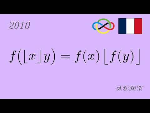 International Mathematical Olympiad, 2010, problem 1 (proposed by France)