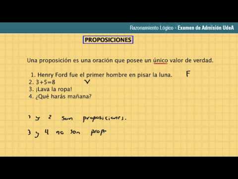 Video: Cuál es el sinónimo de proposición?