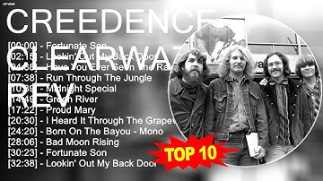 c.r.e.e.d.e.n.c.e c.l.e.a.r.w.a.t.e.r r.e.v.i.v.a.l Greatest Hits ~ Top 100 Artists To Listen in...