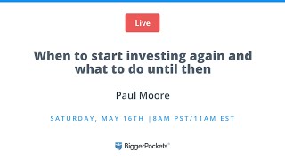 Crisis Investing 101: When to Start Investing Again and What to Do Until Then
