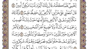 سورة يوسف الصفحة 242 من القران للشيخ ياسر الدوسري