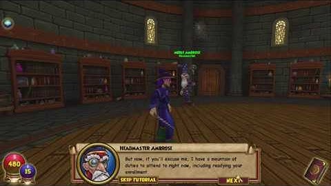 Wizard101 tutorial bug