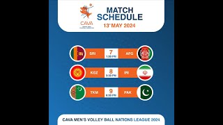 Afghanistan - Turkmenistan. Cava Volleyball Nations League 2024