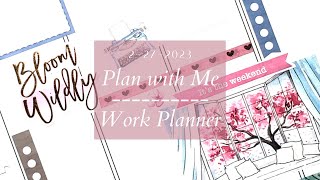Work Plan with Me 2-27-2023 | Work Planner | PA Inserts