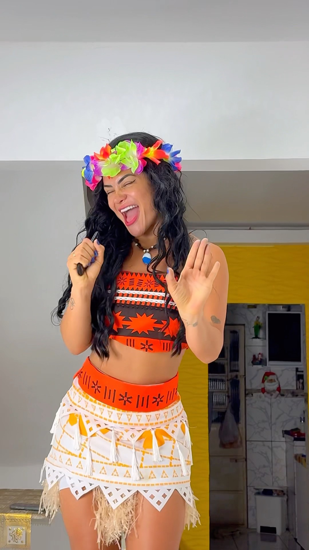 Ela faz o show dela! ?? @ApolloSant #moana #maui #entretenimento