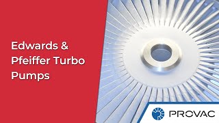 Edwards & Pfeiffer Turbo Pumps Available - New & Rebuilt