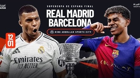 ملخص و اهداف مباراة برشلونة وريال مدريد اكتساح البرسا 5 / 2 و التتويج بالسوبر الاسباني ✨⚽