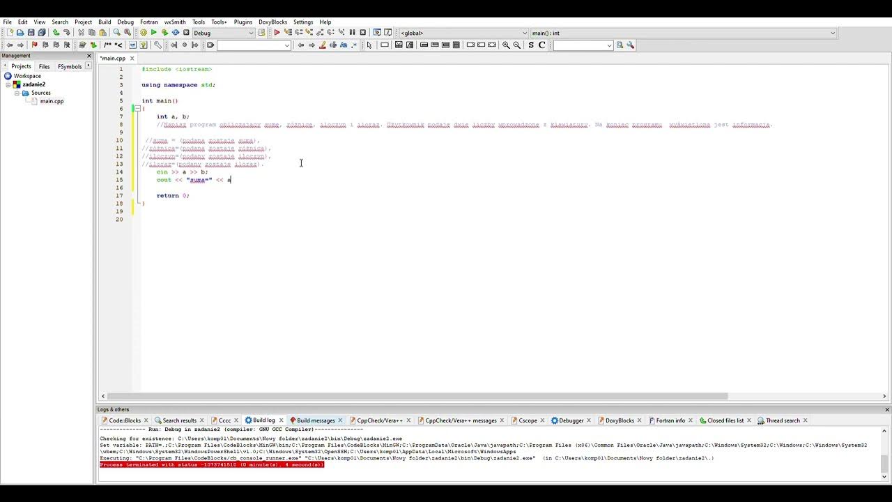 Zapisz Ułamki W Postaci Ilorazów I Oblicz JAK ZROBIĆ PROGRAM OBLICZAJĄCY SUMEROZNICE ILOCZYN I ILORAZ W C++