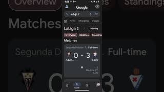 La Liga 2 Futbol Scores #laliga2