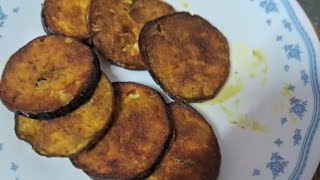 Brinjal masala fry recipe  // How to make Baingan tawa Masala fry