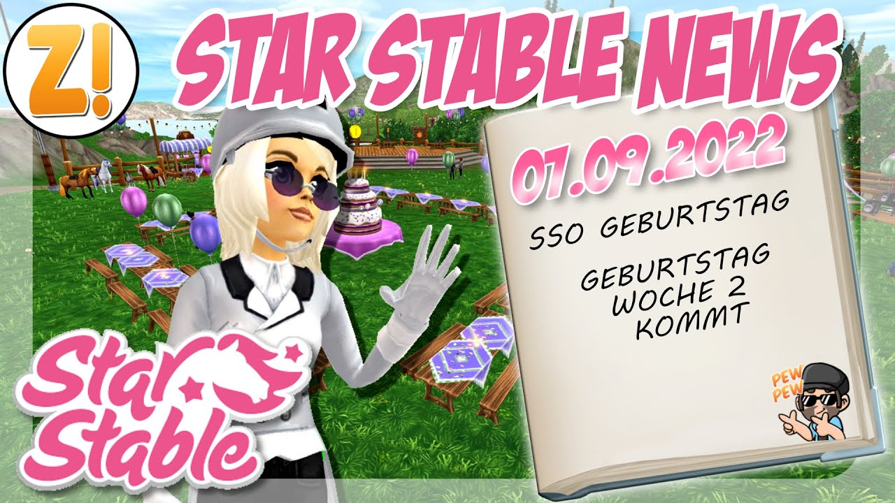 STAR STABLE NEWS 11. SSO GEBURTSTAG! 💜 NEUES RENNEN KOMMT! STAR STABLE